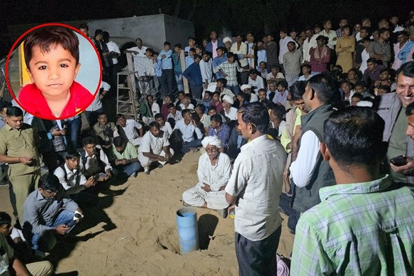 Child dies after falling into borewell in Rajasthan's Barmer after 6-hour effort fails