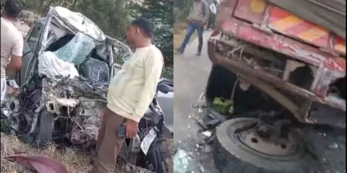 5 doctors killed by uncontrolled car in Kanauj truck