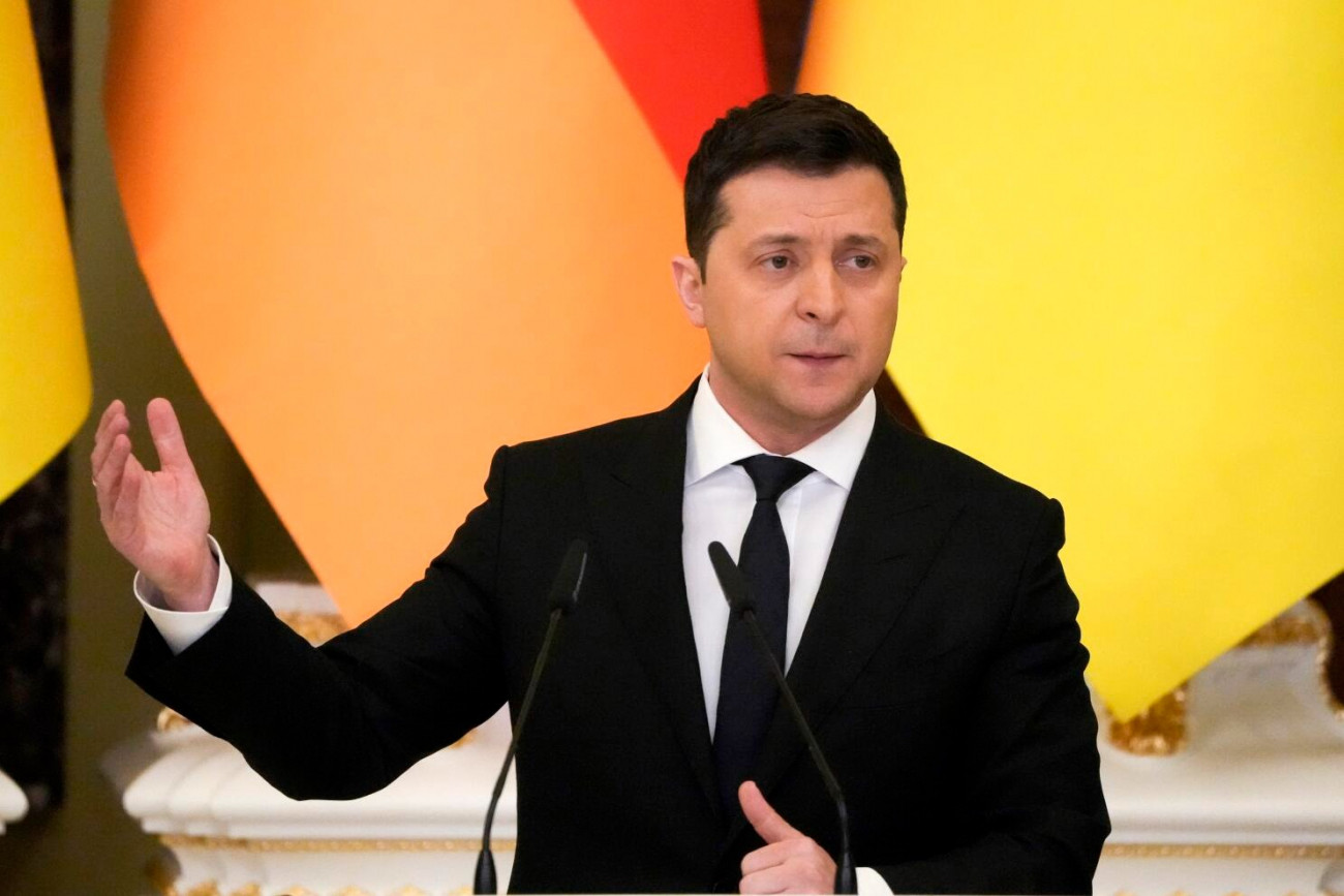 President of Ukraine Volodymyr Zelensky