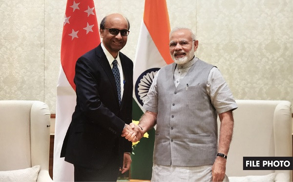 Tharman Shanmugaratnam &Narendra Modi