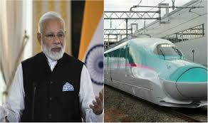 PM Narendra Modi & Bullet train (Symbolic picture)