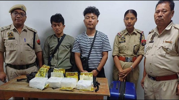 Two arrested with drugs worth crores in South Shalmara-Mankachar