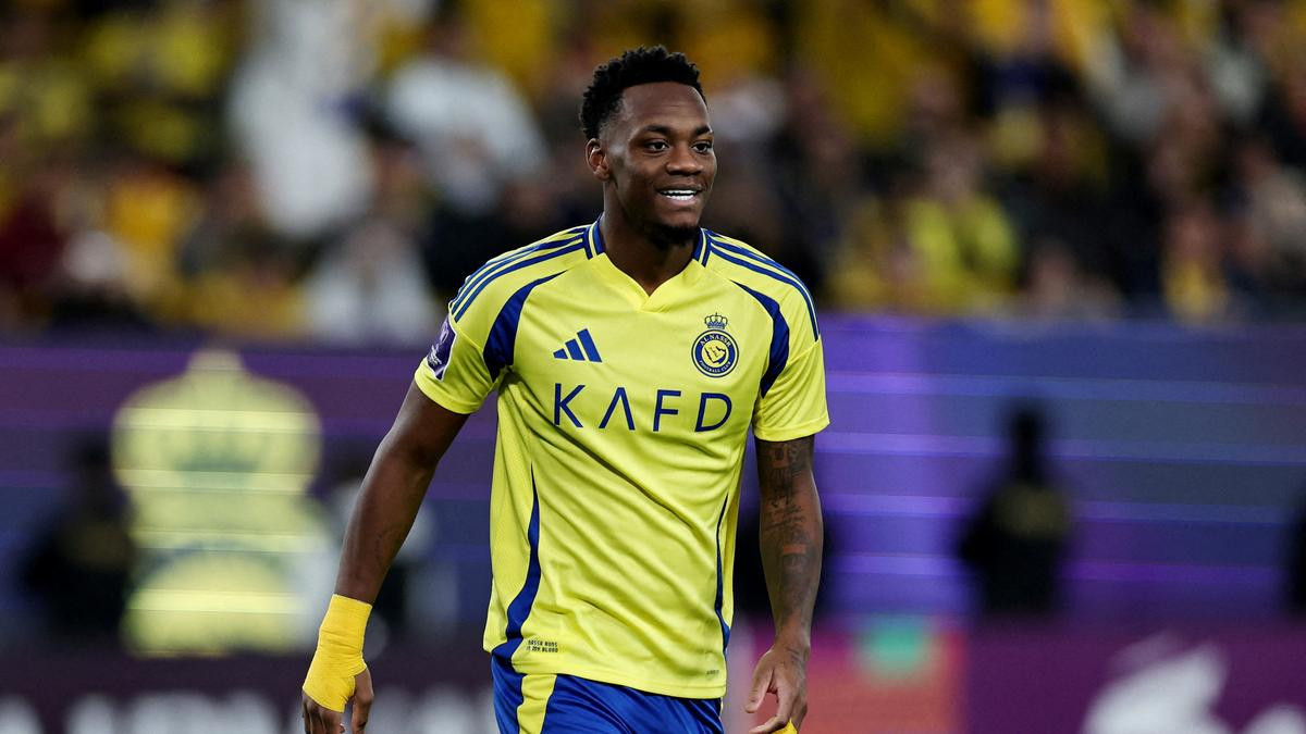 Al Nassr’s Jhon Duran reacts