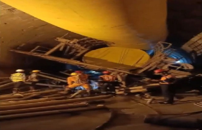 Rescue operation continues in Telangana tunnel, 8 workers trapped inside