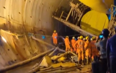 Rescue operation continues in Telangana tunnel