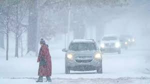 A western storm caused a slight snowfall in the heavens.