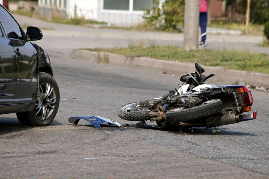 Bike accident in Nadia