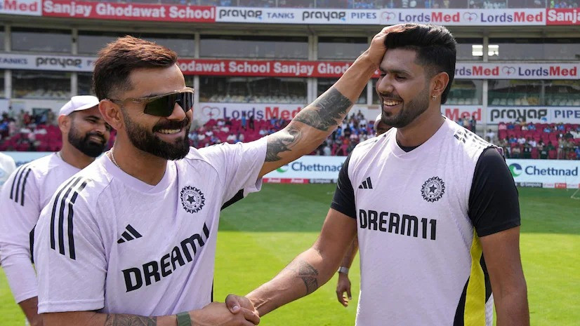 Virat Kohli &  Harshit Rana