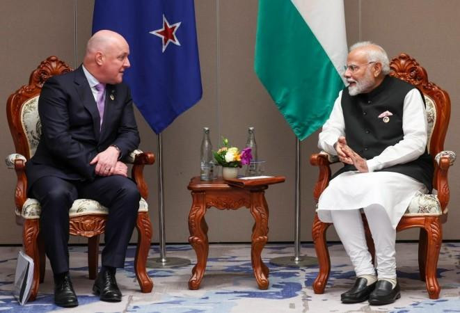 Christopher Luxon & Narendra Modi