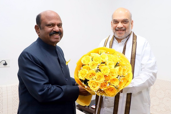 Amit Shah & CV Ananda Bose