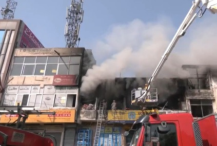 Major fire in Jaipur