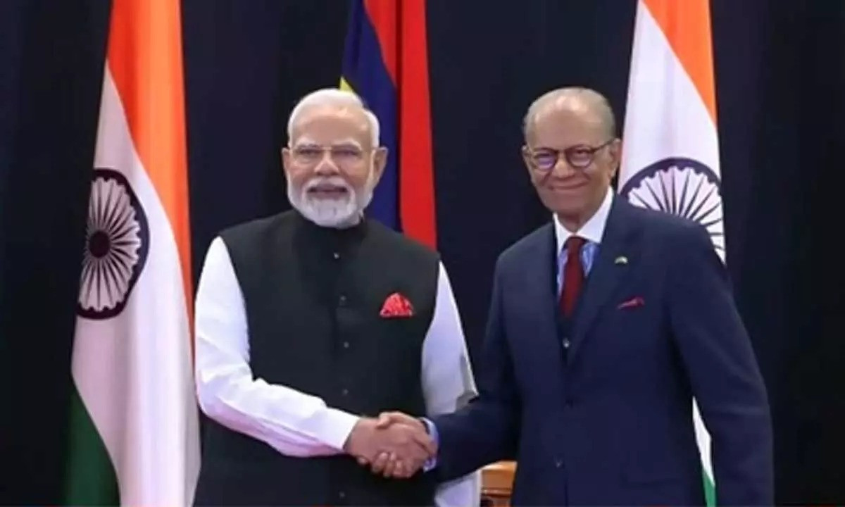 Narendra Modi & Pravind Jugnauth