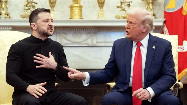 Donald Trump And Volodymyr Zelensky