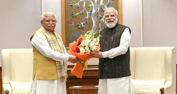 Manohar Lal Khattar &  Narendra Modi