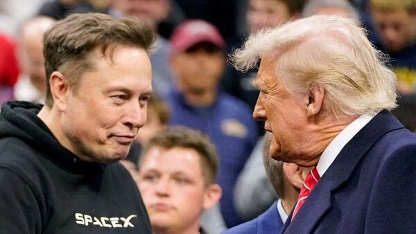 Elon Musk and US President Donald Trump