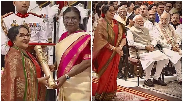 Mamata Shankar is receiving the Padma Shri