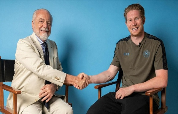 Brazilian star De Bruyne joins Napoli