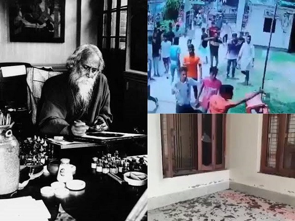 Mob Vandalises Rabindranath Tagore’s ancestral home in Bangladesh