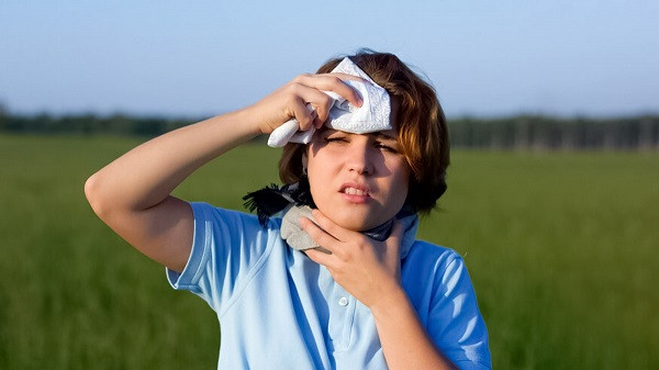heat exhaustion and heat stroke in kids