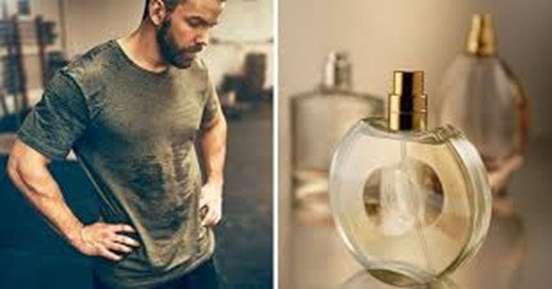 How to remove sweat smell ,
