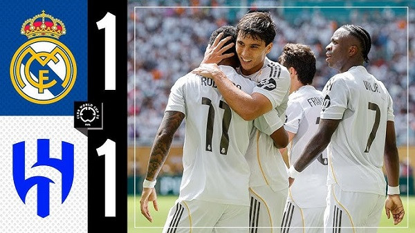Real Madrid draw 1-1 with Al Hilal at FIFA Club World Cup