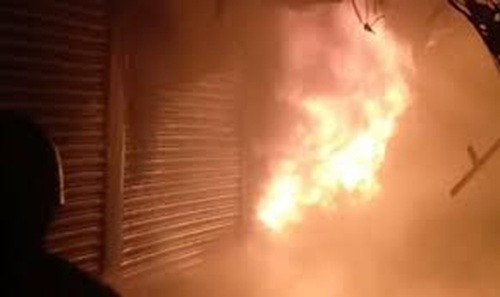 Asansol market fire