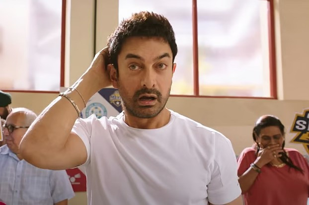 Aamir Khan in the movie 'Sitare Zameen Por'.