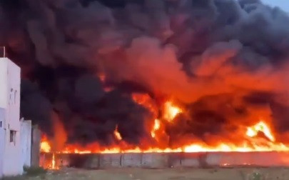 Goods train derailed Tamil Nadu