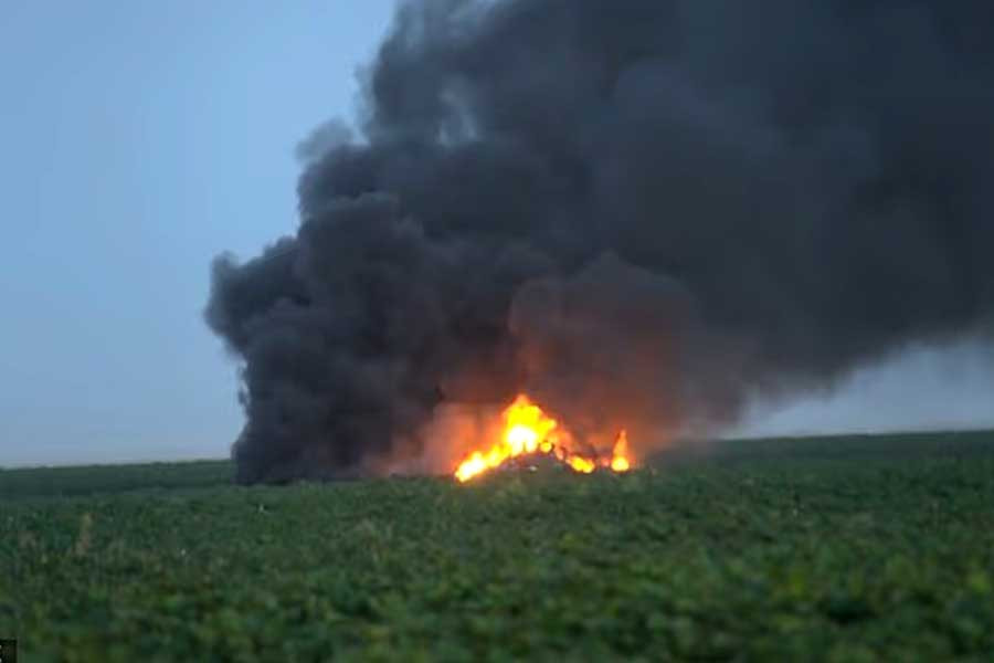 US fighter jet crash