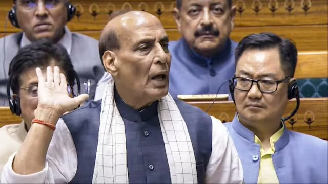 Defence minister Rajnath Singh