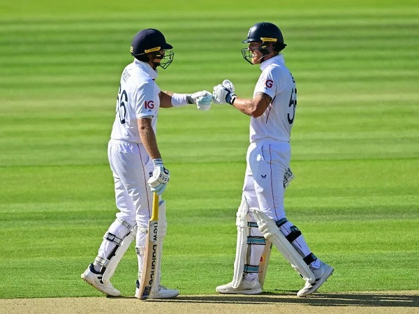 Joe Root (left) and Ben Stokes in action on Day 1 of Lord's Test vs India