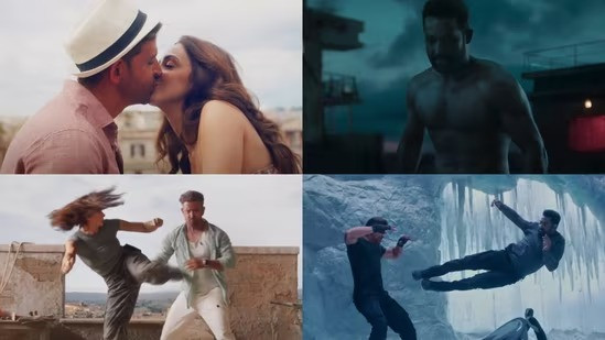 Hrithik Roshan, Kiara Advani and Jr NTR in War 2