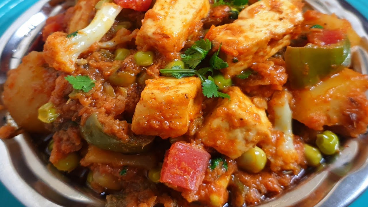 Mix Veg Paneer With Gravy