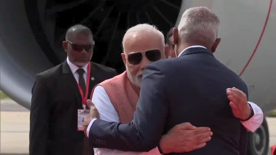 PM Narendra Modi receives a warm welcome from Maldivian President Mohamed Muizzu