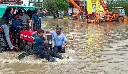 Red alert in Rajasthan for heavy rain