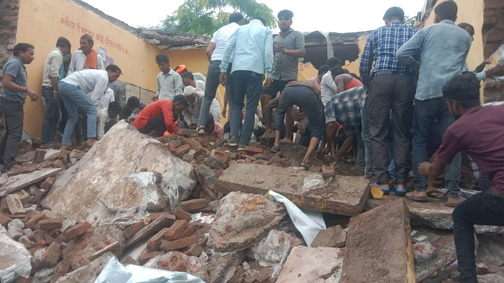 Rajasthan  Jhalawar School Roof Collapse