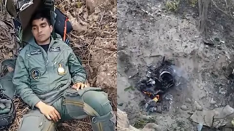 Indian Air force fighter jet crashed near Ratangarh Churu Rajasthan