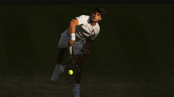 Spanish tennis player Carlos Alcaraz