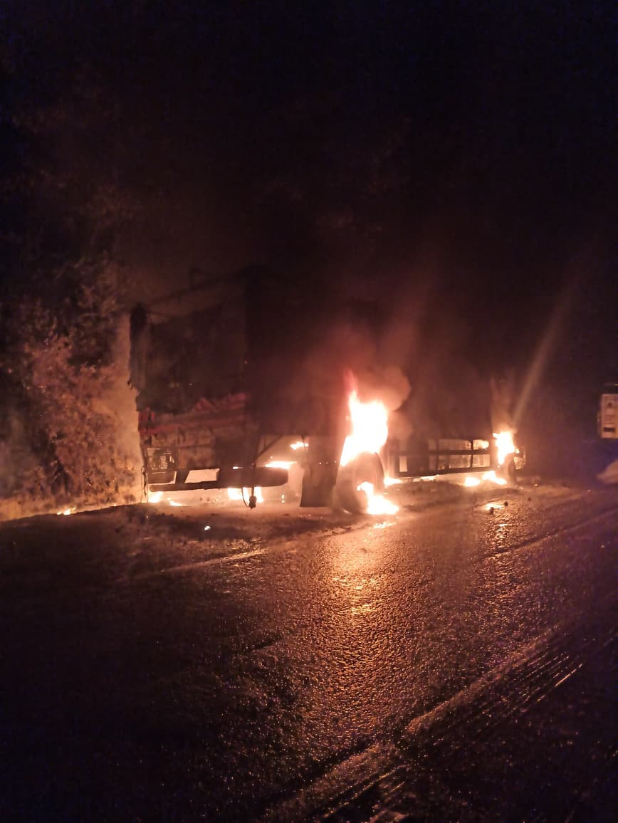 Shimla truck fire