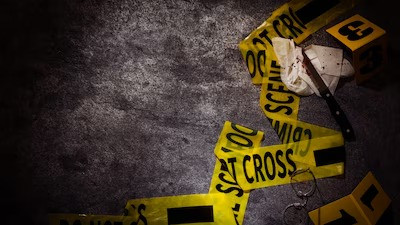 A representative photo of a crime scene