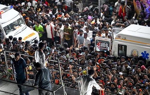 TVK Vijay rally Stampede