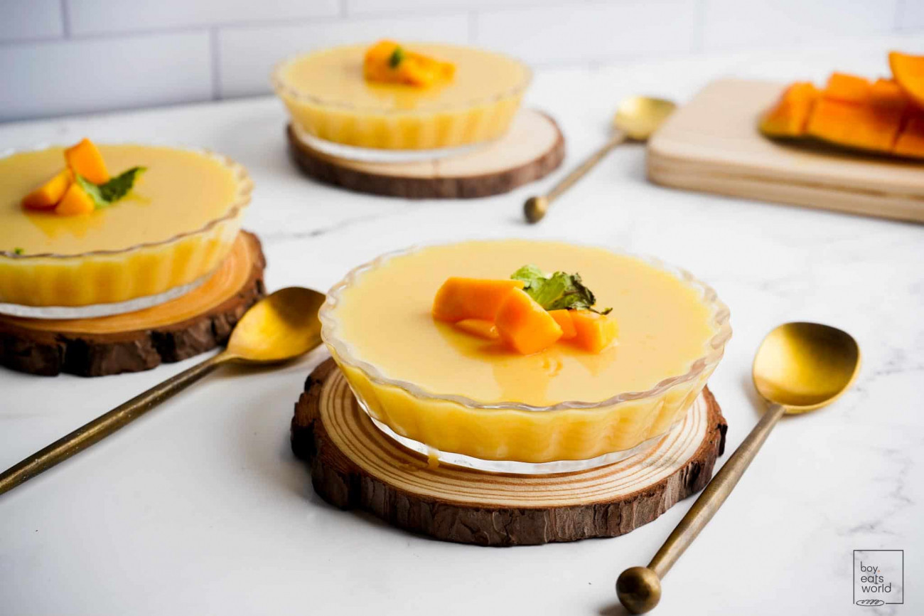 Mango pudding