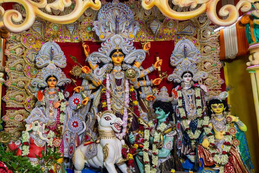 Tyangra Shil Bari Durga Puja