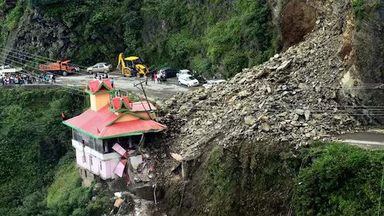 landslides in Jammu and Kashmir
