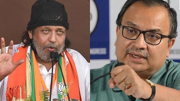 BJP leader Mithun Chakraborty & TMC leader Kunal Ghosh
