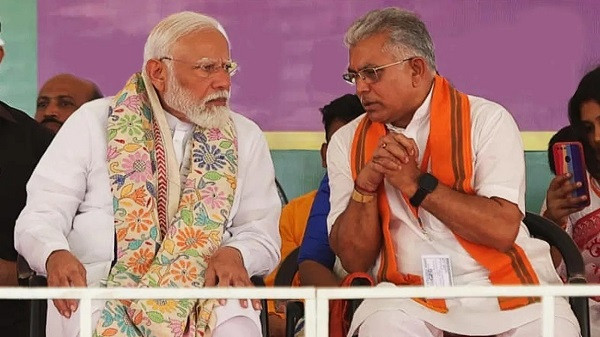 PM Narendra Modi & Dilip Ghosh