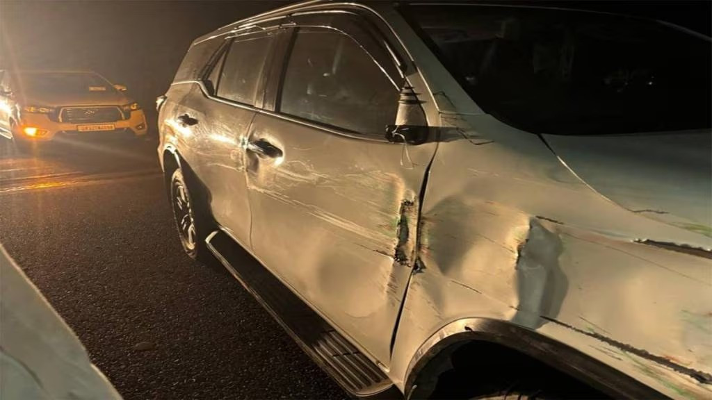 Baby Rani Maurya narrowly escapes road accident