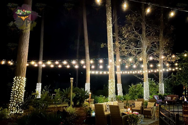 Diwali garden decoration