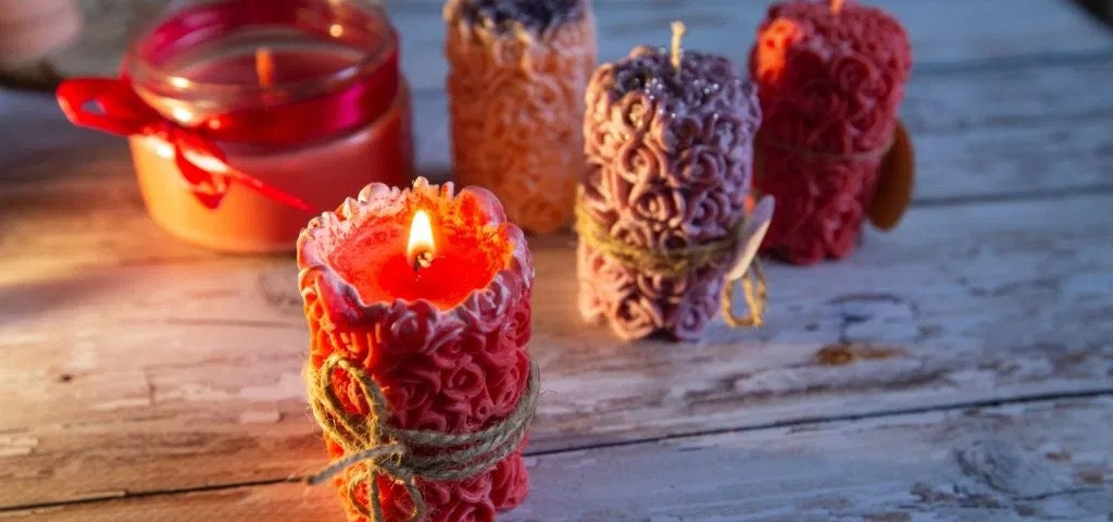 Diwali handmade candles