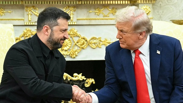 US President Donald Trump & President Volodymyr Zelensky